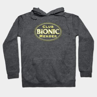 Bionic Club Member in Yellow and White/Distressed Hoodie